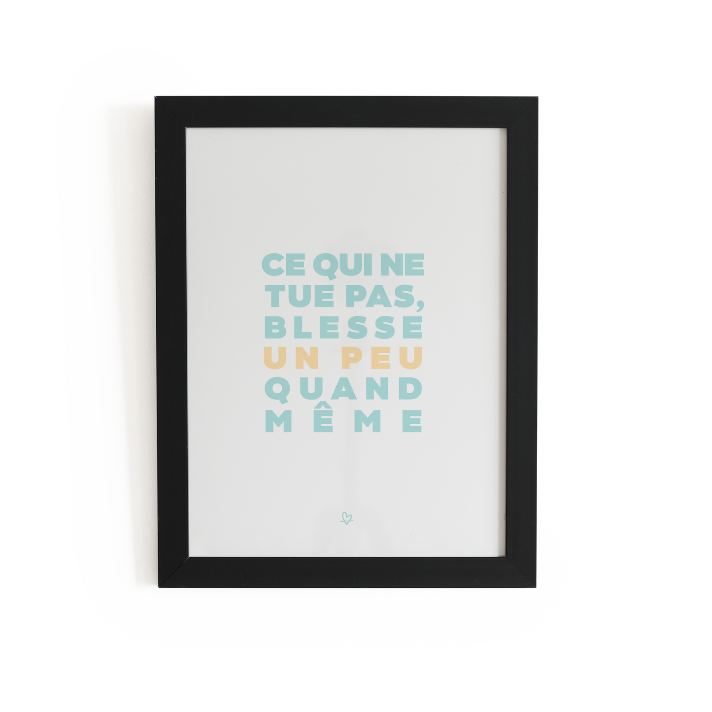 Affiche  [ Recto Verso ] ~ "Ce qui ne tue pas.." + "Combien.."