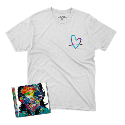 Pack Nous Sommes de BRAV : CD et t-shirt Coeurdialement